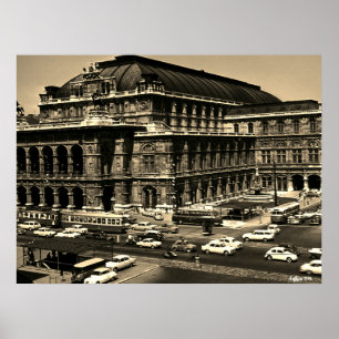 Klassiek Oostenrijk Wenen Staatsoper opera Poster