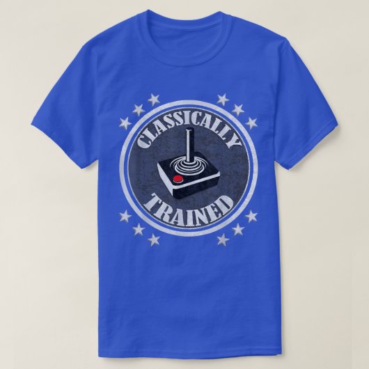 Klassiek opgeleide Retro videospelcontroller T-shirt (Design voorkant)