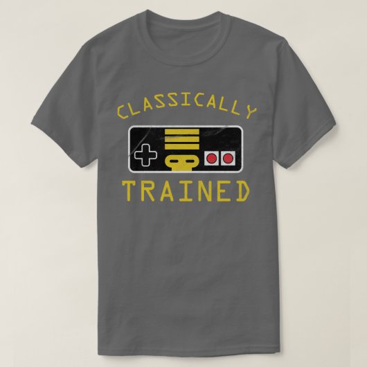 Klassiek opgeleide videogame t-shirt (Design voorkant)
