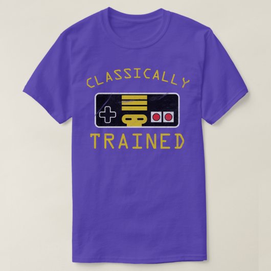 Klassiek opgeleide videogame t-shirt (Design voorkant)