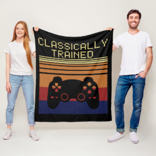 KLASSIEK OPGELUID FLEECE DEKEN