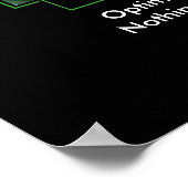 Klassiek Optimisme-Poster Poster (Hoek)