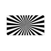 Klassiek optisch draaiend wielontwerp voor het bar etiket (Voorkant)