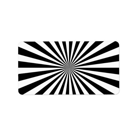 Klassiek optisch draaiend wielontwerp voor het bar etiket (Voorkant)