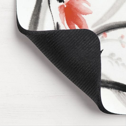 Klassiek-oraal chinese sumi-e inktbloemen schilder muismat (Hoek)