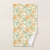 Klassiek Oranje fruitpatroon Bad Handdoek (Handdoek)