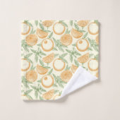 Klassiek Oranje fruitpatroon Bad Handdoek (Wasdoekje)