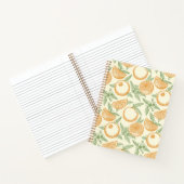 Klassiek Oranje fruitpatroon Notitieboek (Binnen)