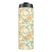 Klassiek Oranje fruitpatroon Thermosbeker (Voorkant)