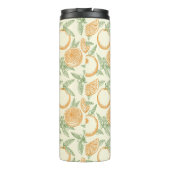 Klassiek Oranje fruitpatroon Thermosbeker (Achterkant)