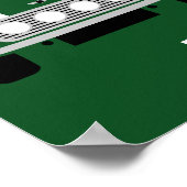 Klassiek origineel mini Cooper minimalistisch Post Poster (Hoek)