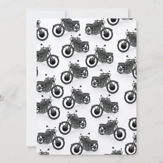 klassiek oud motorfietspatroon (Voorkant)