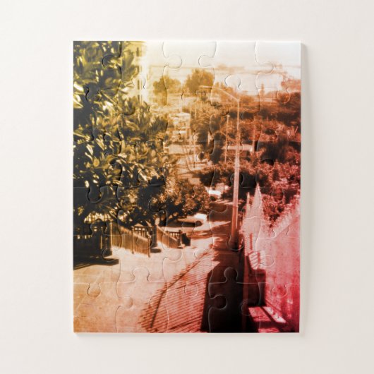 Klassiek overzicht van de regio Algiers in Algerij Legpuzzel (Verticaal)