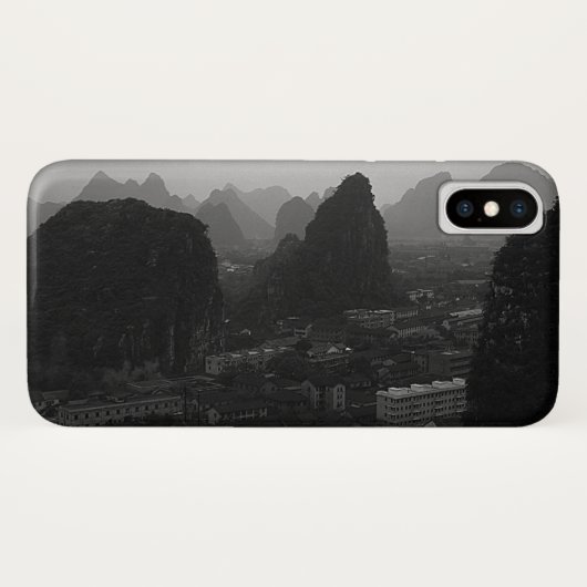 Klassiek overzicht van de stad Guilin in China Case-Mate iPhone Case (Achterkant (horizontaal))