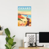 Klassiek Oxnard Californië Poster (Thuiskantoor)