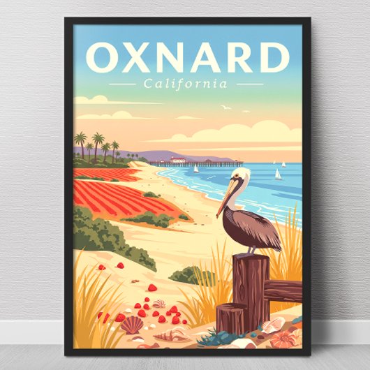 Klassiek Oxnard Californië Poster