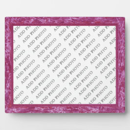 Klassiek Paars Lijst Voeg fotoplak toe Fotoplaat