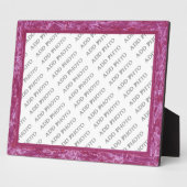 Klassiek Paars Lijst Voeg fotoplak toe Fotoplaat (Zijkant)