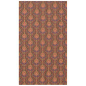 Klassiek Paars, Maroon en Gouden Bloemmotief Tafelkleed (Voorkant)