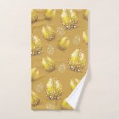 Klassiek paaseieren ontwerp bad handdoek (Handdoek)