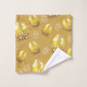 Klassiek paaseieren ontwerp bad handdoek (Wasdoekje)