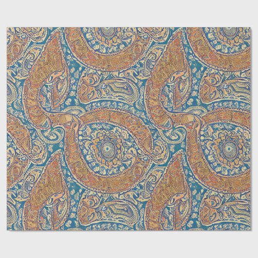 Klassiek paisley Elegance inpakpapier (Vlak)