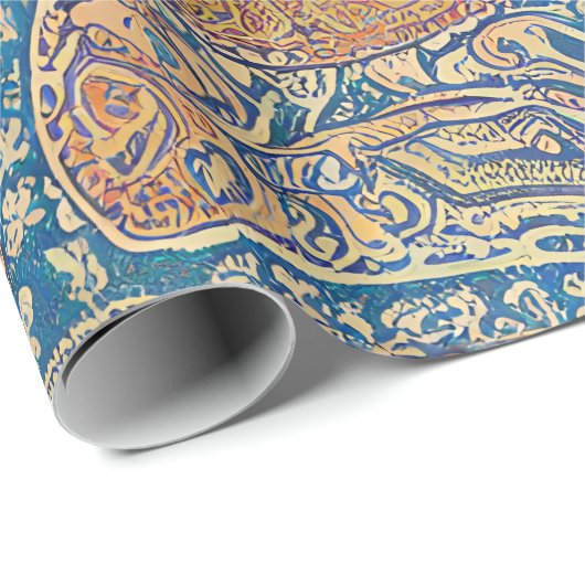Klassiek paisley Elegance inpakpapier (Rol Hoek)
