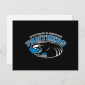 Klassiek pantherBriefkaart Briefkaart (Voorkant / Achterkant)