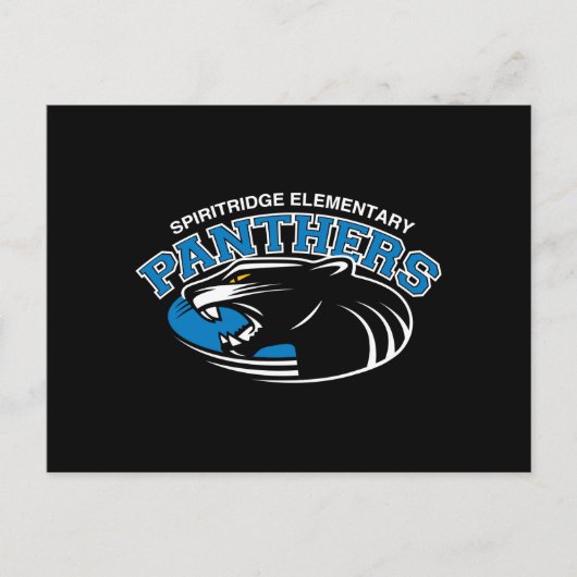 Klassiek pantherBriefkaart Briefkaart (Voorkant)