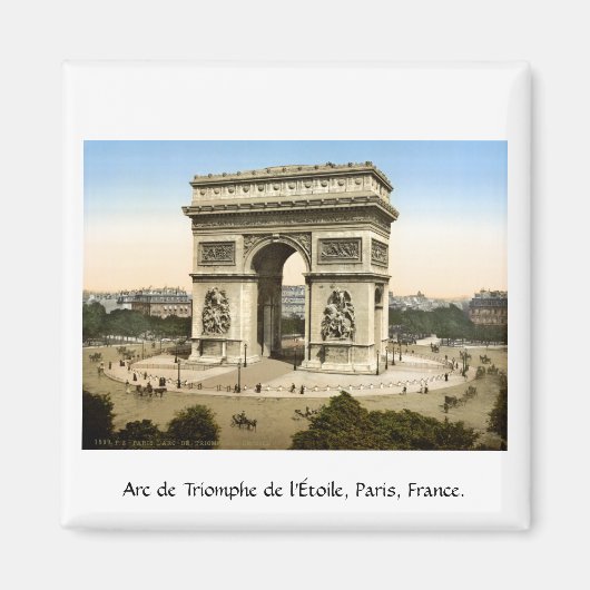 Klassiek Parijs Frankrijk, Arc de Triomphe Magneet (Voorkant)