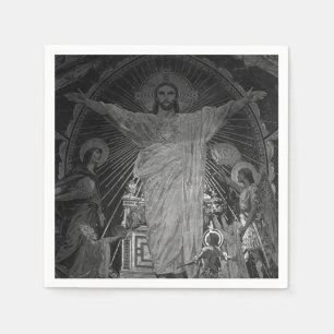 Klassiek Parijs Hoofd mozaïek Heilig Hart jesus Servet