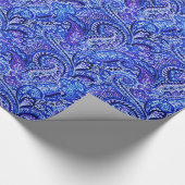 Klassiek pasta-papier voor vibrant blauw ompakken cadeaupapier (Hoek)