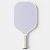 Klassiek pastel lavendel lila monogram initiaal pickleball paddle (Achterkant)