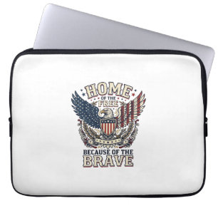 Klassiek Patriottisch Adelaar Thuis van de Vrije S Laptop Sleeve