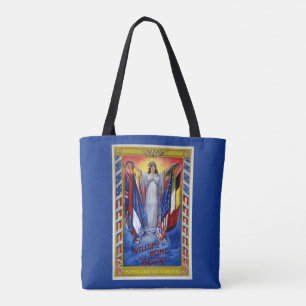 Klassiek Patriottisch Amerika, Vrede Gerechtigheid Tote Bag
