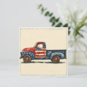 Klassiek patriottisme:  glorie feestdagenkaart (Staand voorkant)