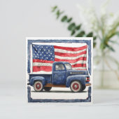 Klassiek patriottisme:  glorie feestdagenkaart (Staand voorkant)