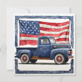 Klassiek patriottisme: glorie feestdagenkaart