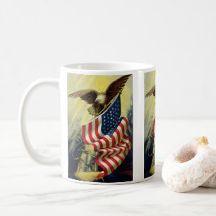 Klassiek Patriottisme, Patriottische Adelaar Ameri Koffiemok