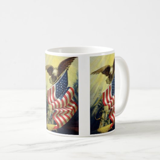 Klassiek Patriottisme, Patriottische Adelaar Ameri Koffiemok (Voorkant rechts)