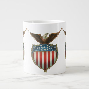 Klassiek Patriottisme, Trots Adelaar boven Amerika Grote Koffiekop