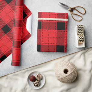 Klassiek patroon Kerstcadeaupapier Cadeaupapier
