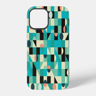 Klassiek patroon met driehoeken en cirkels. iPhone 12 hoesje