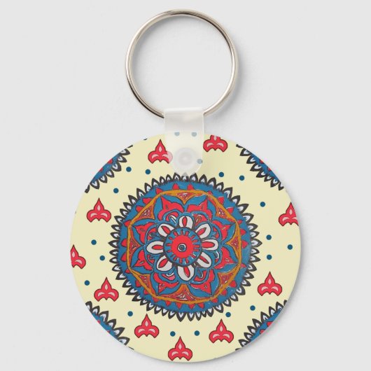 klassiek patroon sleutelhanger (Voorkant)