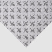 Klassiek patroon van koningin bijen tissuepapier (Detail)