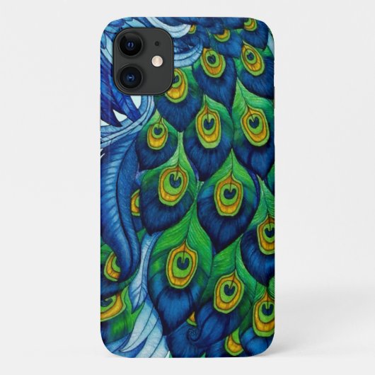Klassiek Pauwontwerp  Case-Mate iPhone Case (Achterkant)