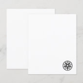 Klassiek pentagramsymbool (Voorkant / Achterkant)