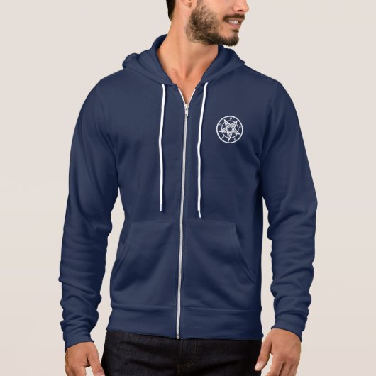 Klassiek pentagramsymbool hoodie (Voorkant)