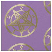 Klassiek pentagramsymbool stof (Close Up)