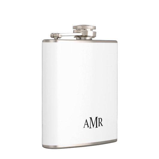 Klassiek Persoonlijk Monogram Heupfles (Rechts)